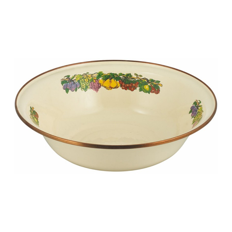 Emaille Edelstahl Round Rand Waschbecken