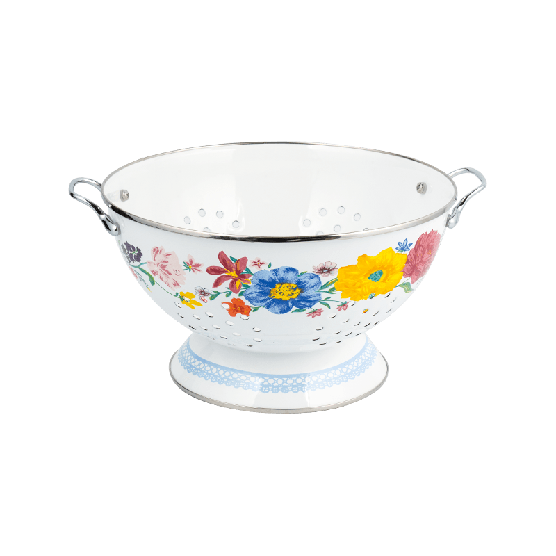 Vintage Emaille Obstkorb