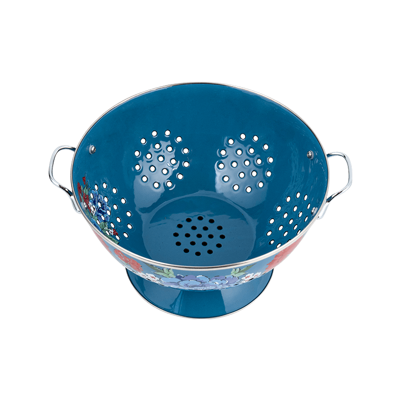 Vintage Emaille Obstkorb