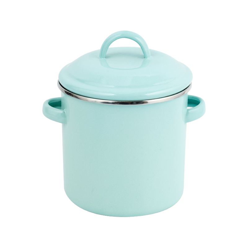 Emaille Mini -Ölglas