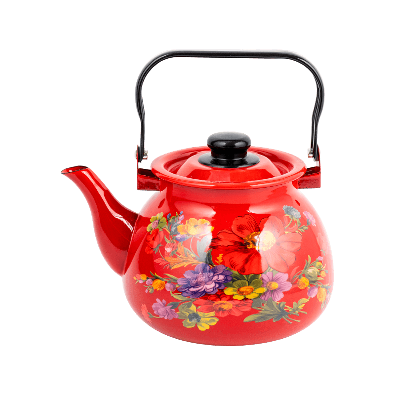 TK305 Emaille Flared Rim Tea Kessel