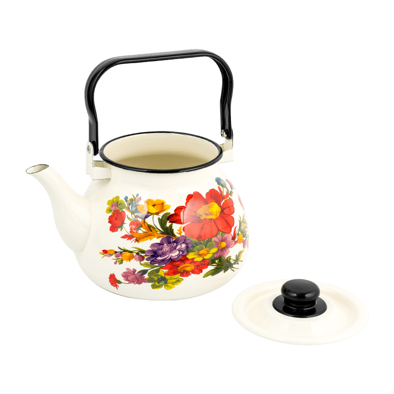 TK305 Emaille Flared Rim Tea Kessel
