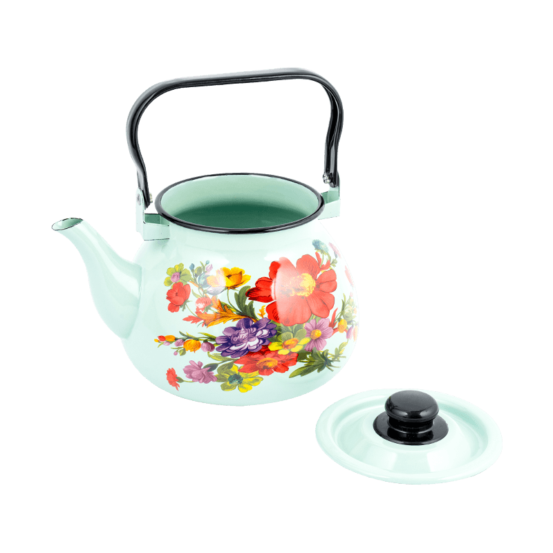 TK305 Emaille Flared Rim Tea Kessel