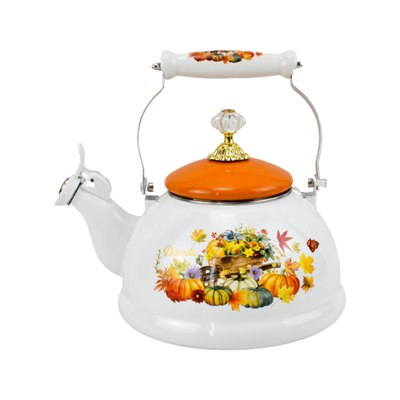 Küchenpfeife Tee -Emaillekessel