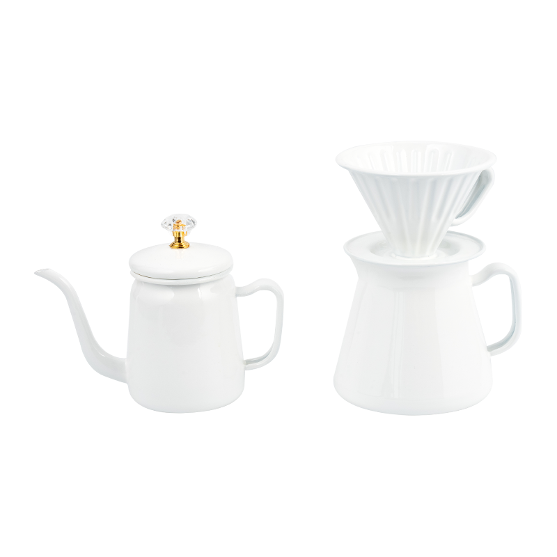 Emaille -Kaffee -Utensil Kit Emaille -Kaffee -Utensil Kit